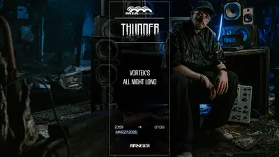 THUNDER x Vortek's ALL NIGHT LONG - EDM event at Mia Mao in Barcelona
