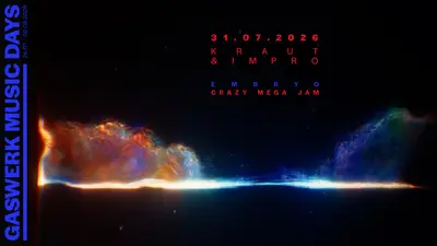 Gaswerk Music Days 2026 - KRAUT & IMPRO - EDM event at Gaswerksiedlung in Berlin