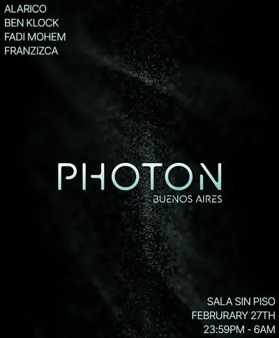 PHOTON BUENOS AIRES - EDM event at TBA - Sala Sinpiso in Manchester