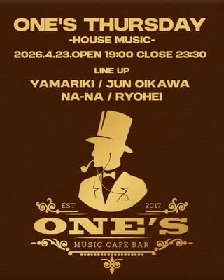 ONE'S THURSDAY at Music Cafe Bar One's