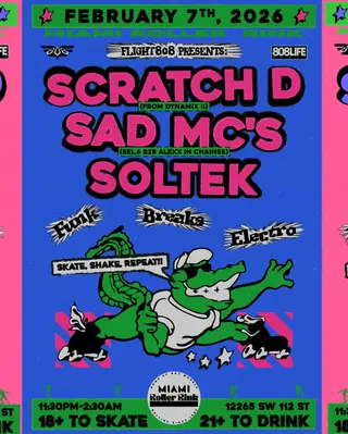 Flight 808 Skate Night at Miami Roller Rink