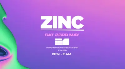 Zinc Summer Opening Party - EDM event at E1 in London