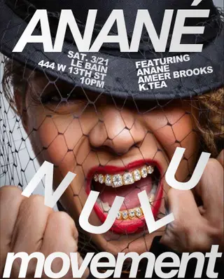 Nulu Movement by Anané at Le Bain Nulu Movement by Anané at Le Bain