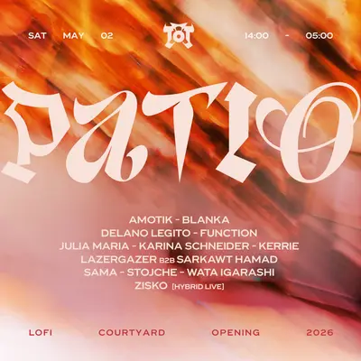 Patio - Courtyard opening Patio - Courtyard opening - EDM event at Lofi in Amsterdam