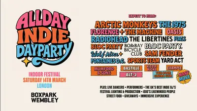 Allday Indie - Indoor Festival - EDM event at Boxpark Wembley in London