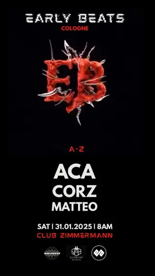 Early beats afterhour at Club Zimmermanns Early beats afterhour at Club Zimmermanns