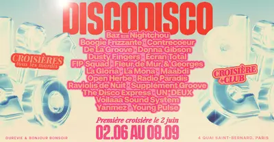 DISCO DISCO CROISIÈRE: Open Herbe (takeover) - EDM event at Rivers King in Paris