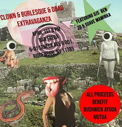 Bushwick Ayuda Mutua Fundraiser - EDM event at Bar Freda in New York