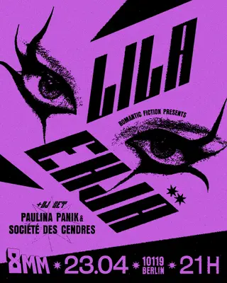 Romantic Fiction presents Lila Ehjä Live at 8MM