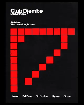 Club Djembe's 8th Birthday with KAVAL & Guests at The Love Inn