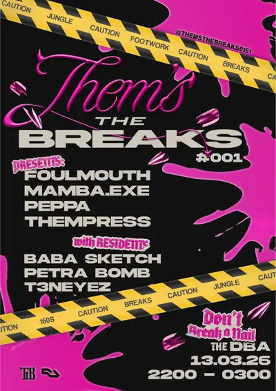 Thems The Breaks #001 - EDM event at The DBA in Paris