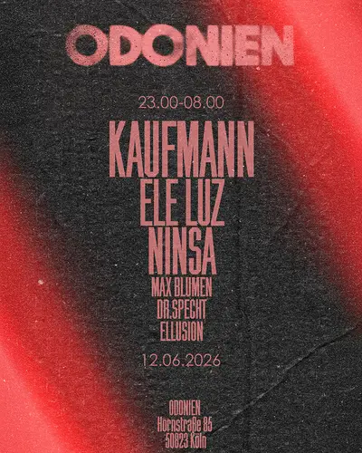Die Kaufmann und Ele Luz in Odonien - EDM event at Odonien in Cologne