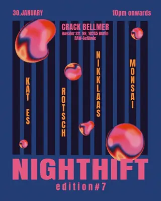 925 NIGHTSHIFT Edition #7: Nikklaas, Kat_Es, Rotsch, Monsai at Crack Bellmer