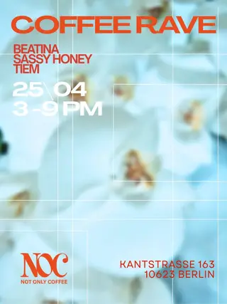 Coffee Rave@NOC at TBA - NOC Not Only Coffee Kantstraße 163
