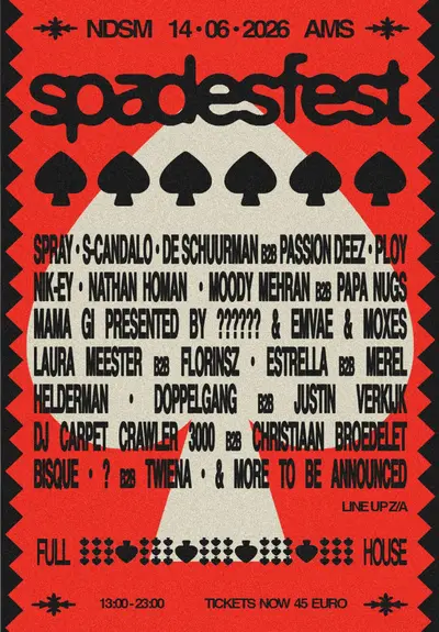 SPADESFEST SPADESFEST - EDM event at NDSM Docklands in Amsterdam