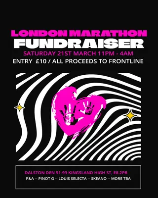 Dance for Frontline at Dalston Den