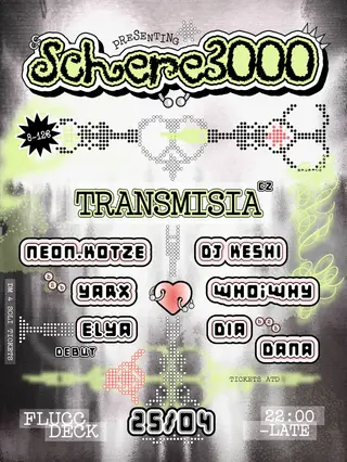 Schere3000 presents: TRANSmisia at FLUCC