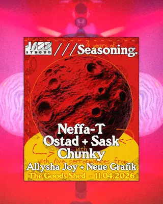 4 Years of Seasoning: Neffa-T, Chunky, Ostad+Sask at Brunel Goods Shed