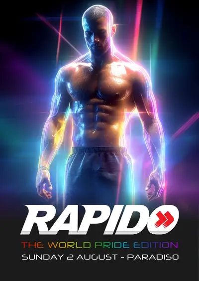 RAPIDO - The World Pride Edition - EDM event at Paradiso in Amsterdam