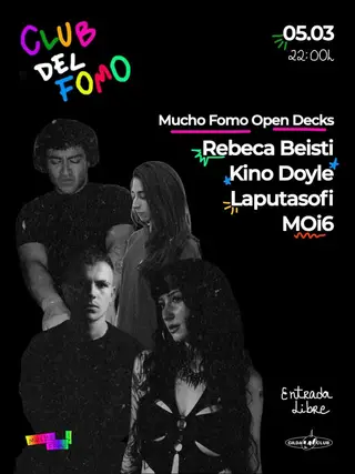 CLUB DEL FOMO: Open Decks Techno (entrada gratis) at Gilda Club