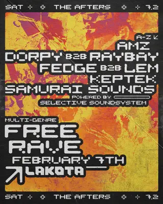 The Afters: Multi-Genre Free Rave at Lakota
