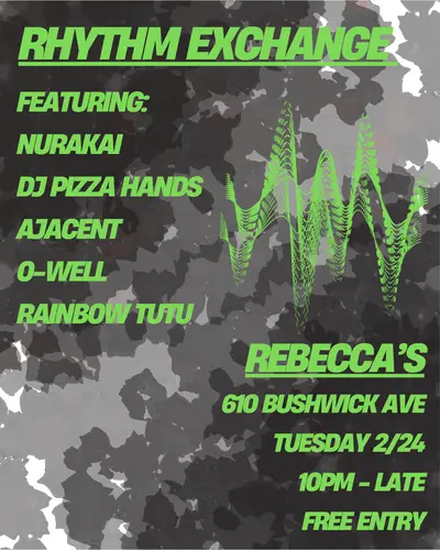 RHYTHM EXCHANGE RHYTHM EXCHANGE - EDM event at Rebecca's in New York