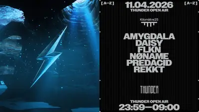 THUNDER: REKKT, FLKN, NØNAME, Amygdala, DAISY - EDM event at Kilomètre25 in Paris