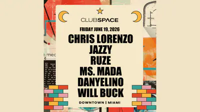 Chris Lorenzo, Jazzy & RUZE - EDM event at Club Space Miami in Miami
