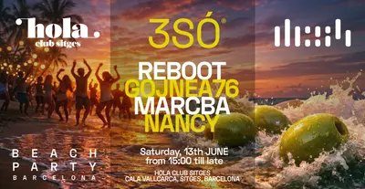 DCS4 x 3SO x HOLA - EDM event at Hola Club Sitges (Cala Vallcarca) in Barcelona