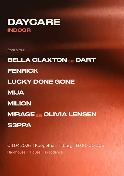 Daycare Indoor - EDM event at Koepelhal in All