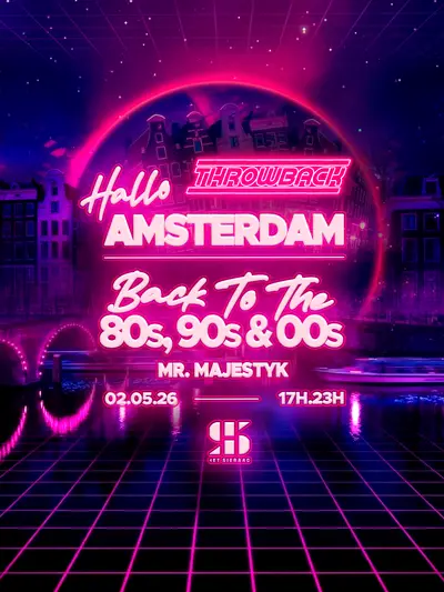Throwback - Back to 80s, 90s & 00s - Amsterdam Throwback - Back to 80s, 90s & 00s - Amsterdam - EDM event at Het Sieraad in Amsterdam