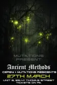 MUTATIONS PRESENT Ancient Methods Manchester 2026 | Lineup thumbnail MUTATIONS PRESENT Ancient Methods Manchester 2026 | Lineup thumbnail