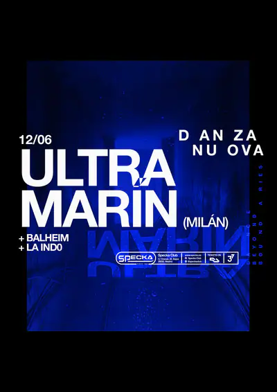 ULTRAMARÍN + Balheim + La Ind0 I DANZA NUOVA - EDM event at Specka in Madrid