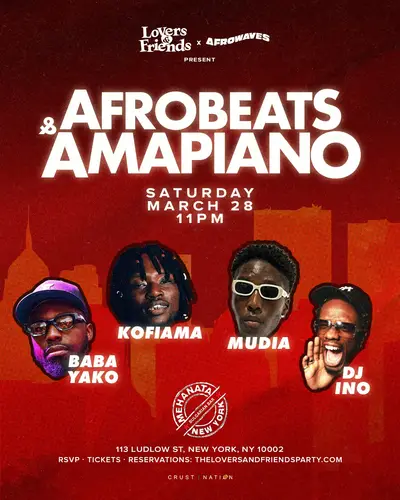 Afrobeats & Amapiano NYC Party with Baba Yako Kofiama & DJ INO Afrobeats & Amapiano NYC Party with Baba Yako Kofiama & DJ INO - EDM event at Mehanata Bar in New York