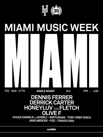 Ministry Of Sound x Hard Times - EDM event at Sable Miami in Miami