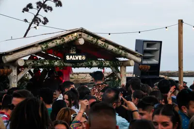 SALVE OPEN AIR BEACH PARTY - EDM event at Hola Club Sitges (Cala Vallcarca) in Barcelona