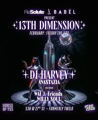 ReSolute x Babël present: DJ Harvey  – New York – Feb 13, 2026 - EDM news article