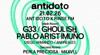 Antidoto Club x Rinse FM: G33 + Ghoulish + Pablo Aristimuño Miami 2026 - EDM news article