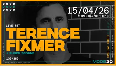 Terence Fixmer + Rubén Seoane - EDM event at Moog Club in Barcelona