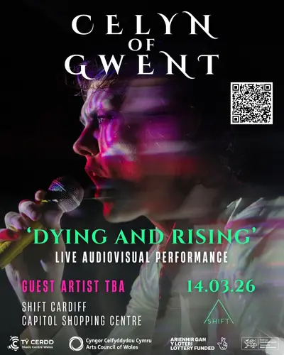 Celyn of Gwent - 'Dying and Rising' - Live AV Performance - EDM event at Shift Cardiff in Brussels