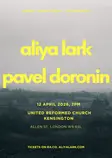 Aliya Lark and Pavel Doronin Concert in London thumbnail