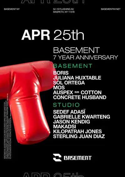 BASEMENT 7 Year Anniversary BASEMENT 7 Year Anniversary - EDM event at BASEMENT in New York