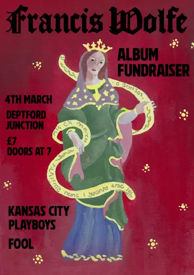 Francis Wolfe Album Fundraiser - EDM event at Deptford Junction in London