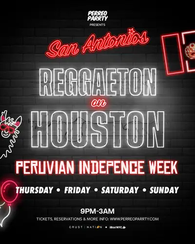Peruvian Independence Week Reggaeton on Houston Perreo Party NYC - EDM event at San Antonios in New York