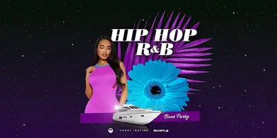 The #1 HIP HOP & R&B Boat Ride Party Cruise NYC - EDM event at Pier 78 at Hudson River Park in New York