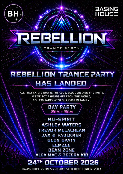 REBELLION REBELLION - EDM event at Basing House in London
