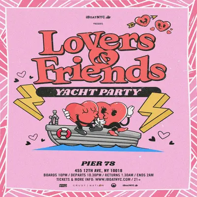 LOVERS & FRIENDS: Hip Hop & R&B Boat Party Yacht Cruise NYC - EDM event at Pier 78 at Hudson River Park in New York