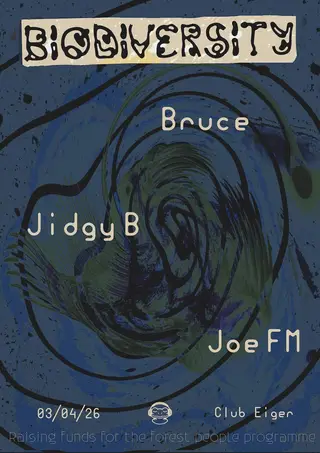 Biodiversity 002 - Bruce (Poorly Knit/Timedance/Hessle Audio), Jidgy B, Joe FM at Eiger Studios