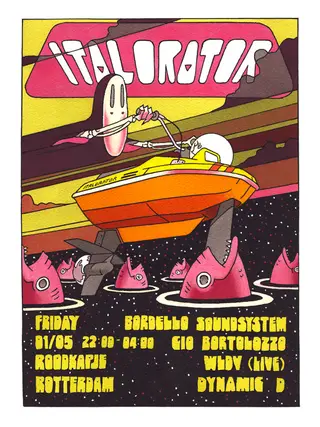 Italorator at Roodkapje