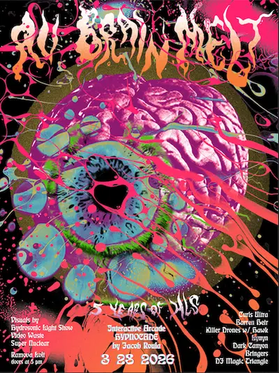 AV Brain Melt - EDM event at Ramova Theatre in Chicago